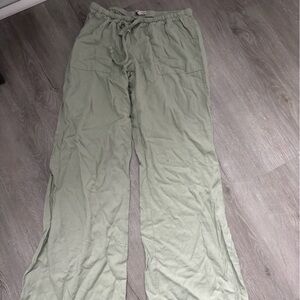 Light Green Relaxed Fit Pants